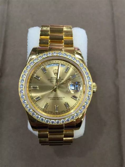 rolex 24k gold watch|real gold rolex watch.